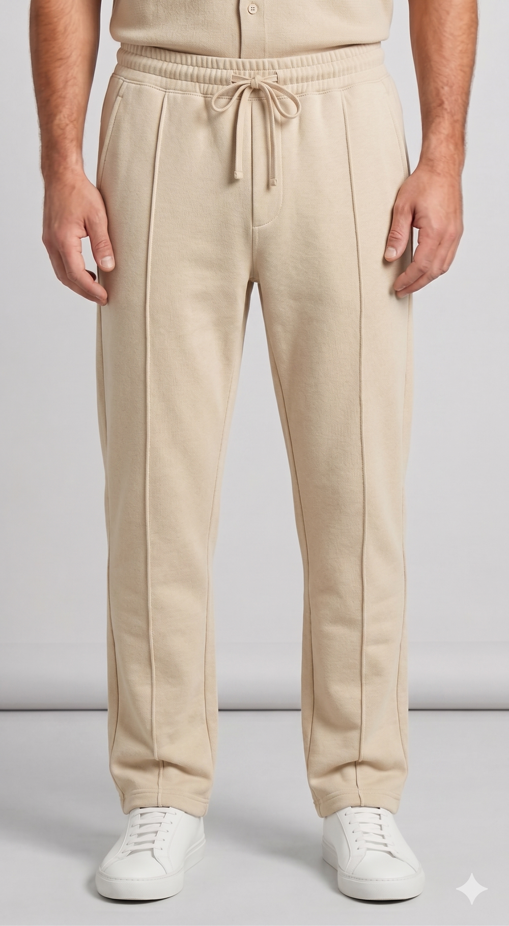 Men's Straight Cargo Sweatpants — Relaxed Fit Casual Jogger Trousers