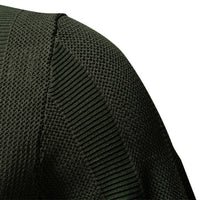 Men's Open Weave Striped Polo - Breathable Knit Short Sleeve - side view
