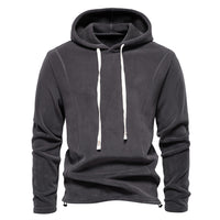 Men's Fleece Stand Collar Sweatshirt - Half Zip Pullover Top - view 14