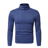 Men's Turtleneck Sweater - Slim Fit Long Sleeve Knit Top - view 11