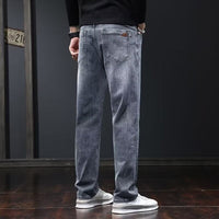 Men's Business Casual Wide Leg Jeans - front view
