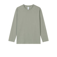 Men's Premium Combed Cotton Long Sleeve T-Shirt - Heavyweight Crewneck Base Layer - view 14