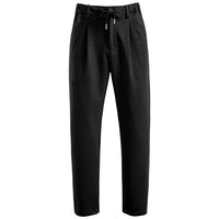 Men's Casual Dress Pants - Thick Straight Leg Trousers - fabric detail