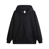 Men's Heavyweight Drop Shoulder Hoodie - Casual Cotton Pullover - front view