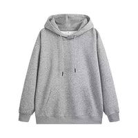Men's Heavyweight Drop Shoulder Hoodie - Casual Cotton Pullover - full body
