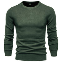 Men's Thick Knit Crewneck Sweater - Slim Fit Pullover - view 15