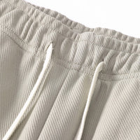 Men's Heavyweight Straight Leg Sweatpants - Knit Jogger Pants - back view