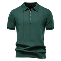 Men's Business Casual Knit Polo - Short Sleeve Collared Top - view 16