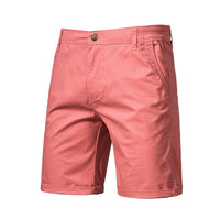 Men's Classic Cotton Chino Shorts - Casual Flat Front Summer Shorts - view 15