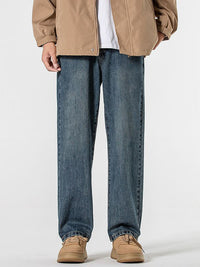 Men's Loose Wide Leg Harem Jeans
