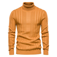 Men's Plaid Crewneck Sweater - Classic Pattern Knit Pullover - styled