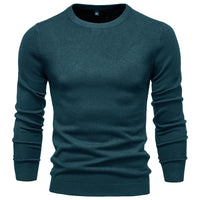 Men's Thick Knit Crewneck Sweater - Slim Fit Pullover - view 18