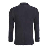 Men's Slim Fit Wool Blend Overcoat - Short Length - side view