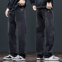 Men's Stretch Loose Straight Jeans