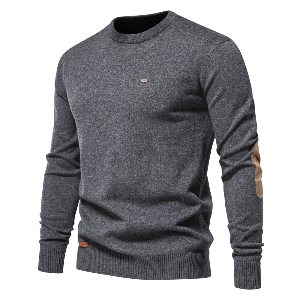 Men's Casual Crewneck Pullover Sweater - Knit Top