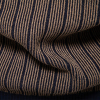 Men's Half Turtleneck Striped Sweater - Slim Fit Pullover - detail
