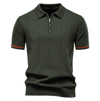 Men's Business Casual Knit Polo - Short Sleeve Collared Top - view 18