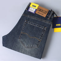 Men's Stretch Straight Leg Jeans - Business Casual Denim - view 15