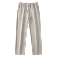 Men's Heavyweight Straight Leg Sweatpants - Knit Jogger Pants - close up