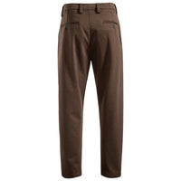 Men's Casual Dress Pants - Thick Straight Leg Trousers - back view