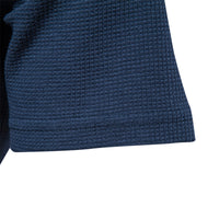 Men's Waffle Knit T-Shirt - Crewneck Base Layer Top - side view
