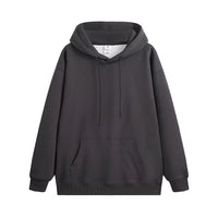 Men's Heavyweight Drop Shoulder Hoodie - Casual Cotton Pullover - model wearing