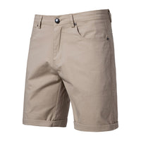 Men's Classic Cotton Chino Shorts - Casual Flat Front Summer Shorts - view 26