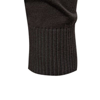 Men's Premium Open Cardigan - Business Knit Sweater Jacket - close up