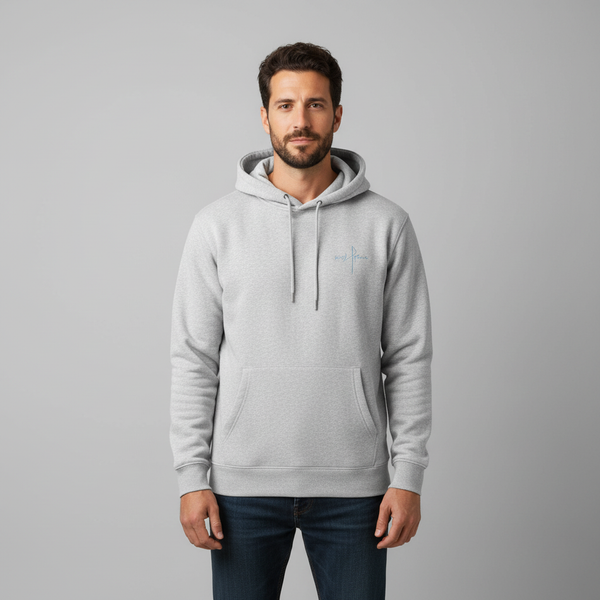 Men's Fleece-Lined Hoodie - Thick Graphic Pullover Sweatshirt