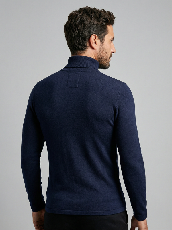 Men's Turtleneck Sweater - Slim Fit Long Sleeve Knit Top