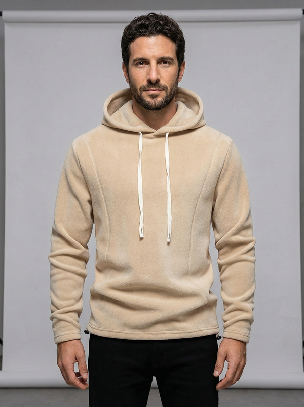 Men's Mock Neck Half Zip Sweater - Solid Knit Base Layer