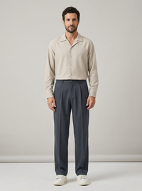 Men's Ice Silk Wide Leg Pants - Lightweight Summer Trousers