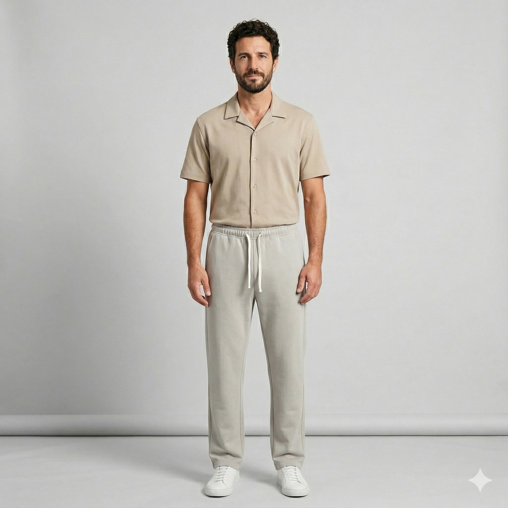 Men's Heavyweight Straight Leg Sweatpants - Knit Jogger Pants