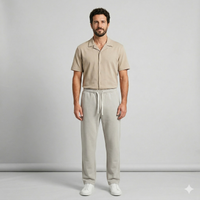 Men's Heavyweight Straight Leg Sweatpants - Knit Jogger Pants