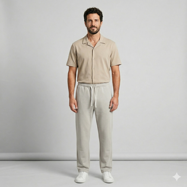 Men's Heavyweight Straight Leg Sweatpants - Knit Jogger Pants