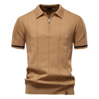 Men's Business Casual Knit Polo - Short Sleeve Collared Top - view 12