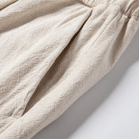 Men's Cotton Linen Casual Pants - Breathable Summer Trousers - detail