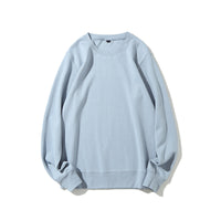 Men's Reversible Crewneck Sweatshirt - Hot Stamped Print Jacket - full body