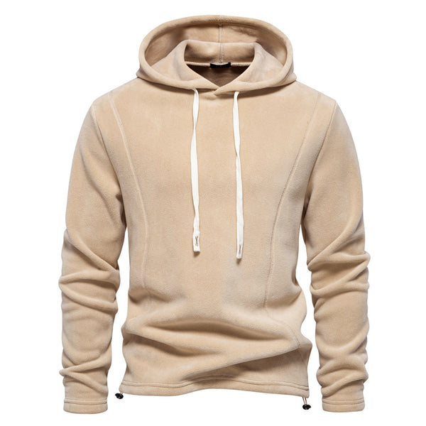 Men's Mock Neck Half Zip Sweater - Solid Knit Base Layer - front view