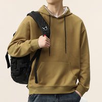 Men's Half Zip Raglan Sweatshirt - Stand Collar Ribbed Pullover - view 15