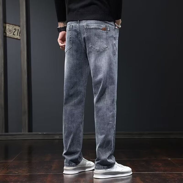 Men's Business Casual Wide Leg Jeans - front view