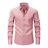 Men's Wrinkle-Free Stretch Dress Shirt - Easy Care Button Down - view 16