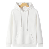 Men's Heavyweight Fleece Hoodie - 320g Cotton Pullover Sweatshirt - detail