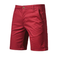 Men's Classic Cotton Chino Shorts - Casual Flat Front Summer Shorts - view 14