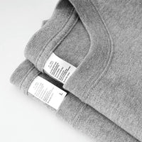 Men's Heavyweight Solid Crewneck T-Shirt - 320g Thick Premium Cotton Tee - close up