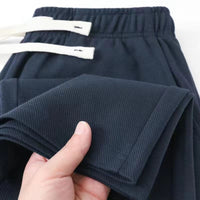Men's Heavyweight Straight Leg Sweatpants - Knit Jogger Pants - styled