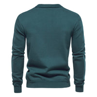 Men's Business Cardigan Sweater – Solid Open Front Knit