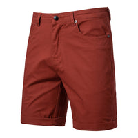 Men's Classic Cotton Chino Shorts - Casual Flat Front Summer Shorts - view 27