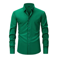 Men's Wrinkle-Free Stretch Dress Shirt - Easy Care Button Down - view 14