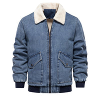 Men's Contrast Trim V-Neck Sweater - Knit Button Cardigan - styled